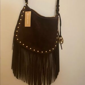 Michael Kors Suede Boho Purse New with Tags